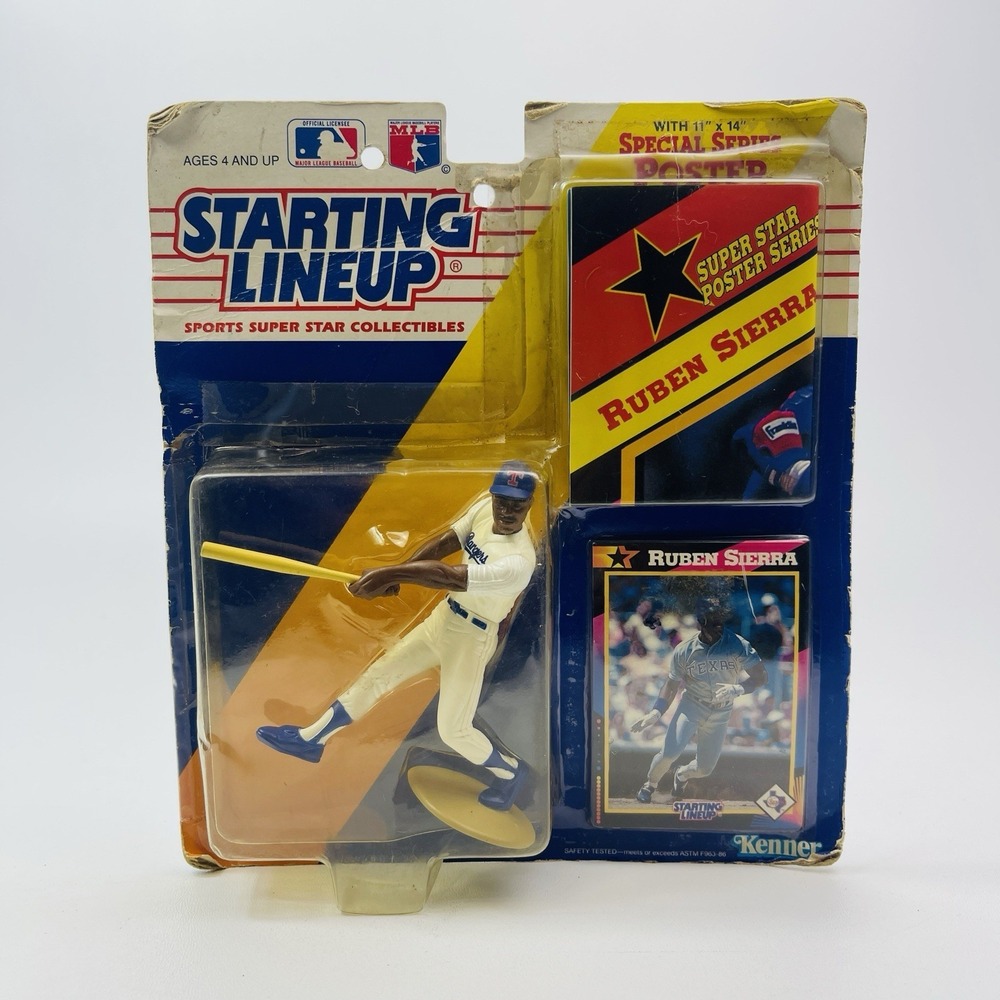 Ruben Sierra Texas Rangers Kenner Toys Starting Lineup MLB 1992